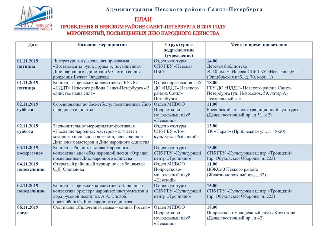 Районный план ко Дню народного единства page 0001